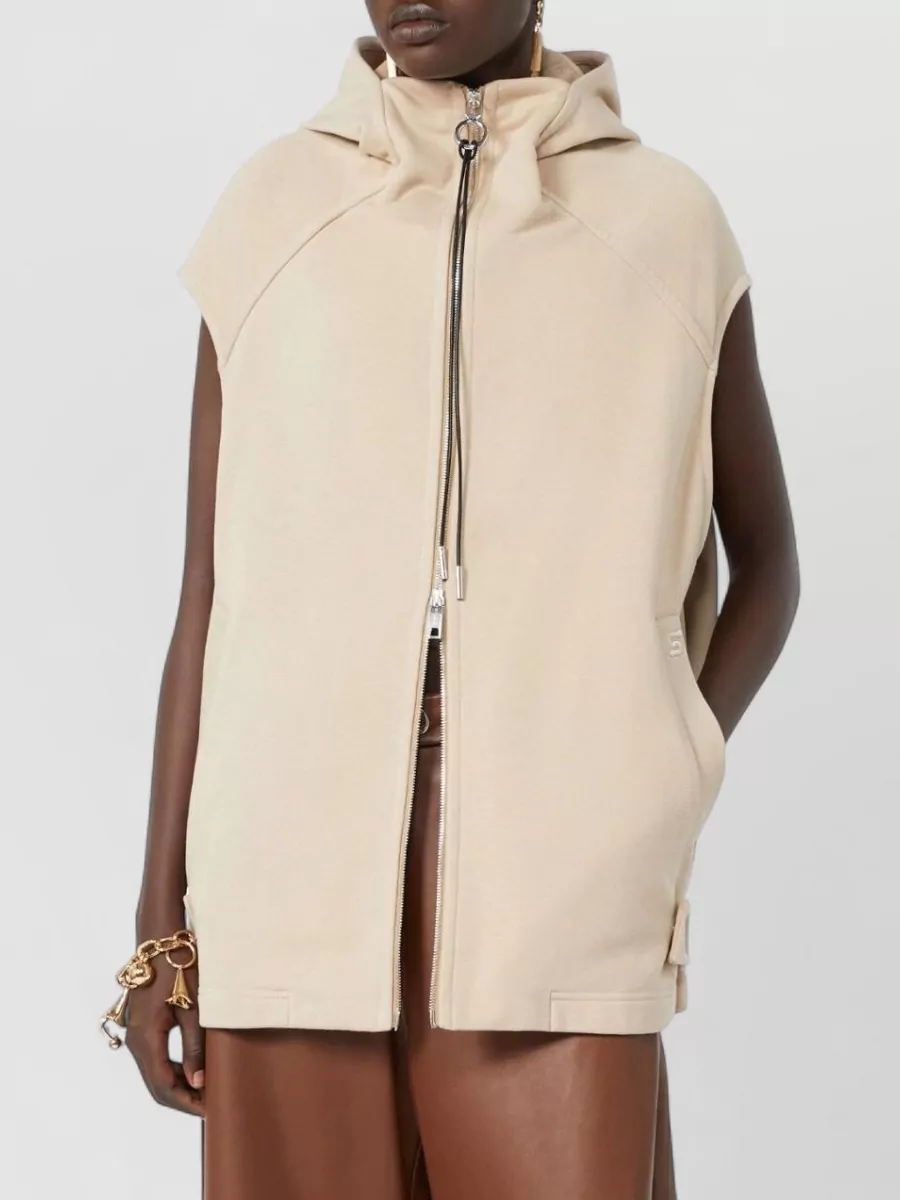 Sportmax Oversized Cotton Sweatshirt Vest