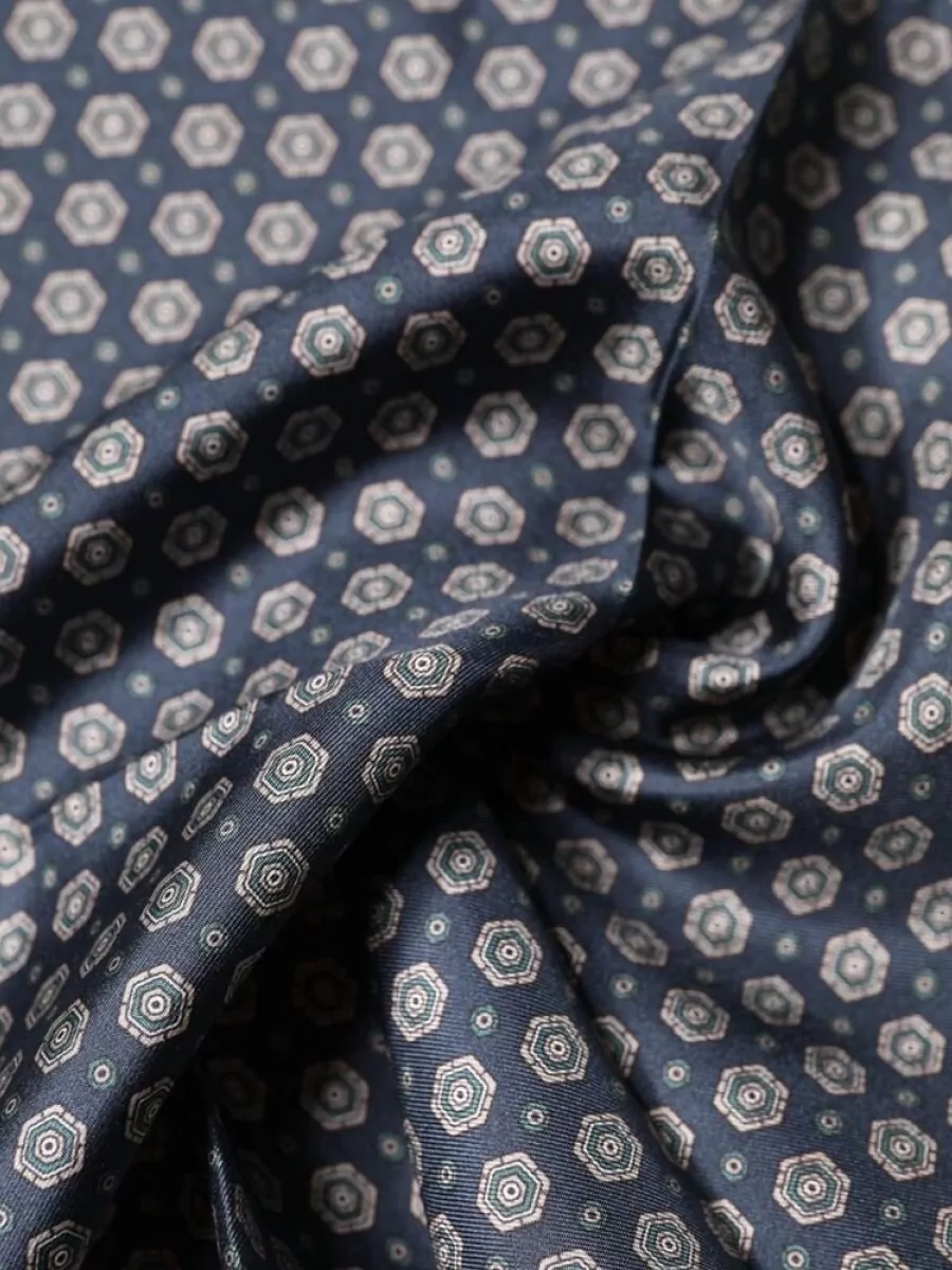 Dolce&Gabbana Silk Patterned Square Handkerchief