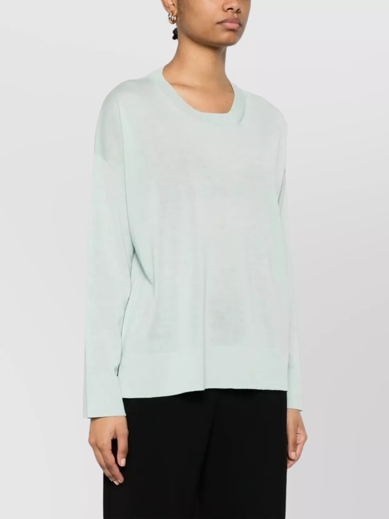 Roberto Collina Relaxed Fit Pull Col Rond En Laine Mérinos