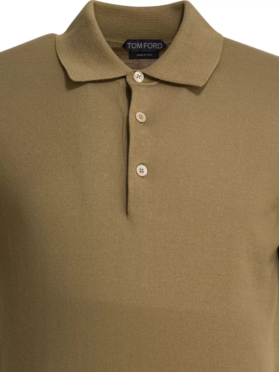Tom Ford Cotton Polo Shirt Knit Design