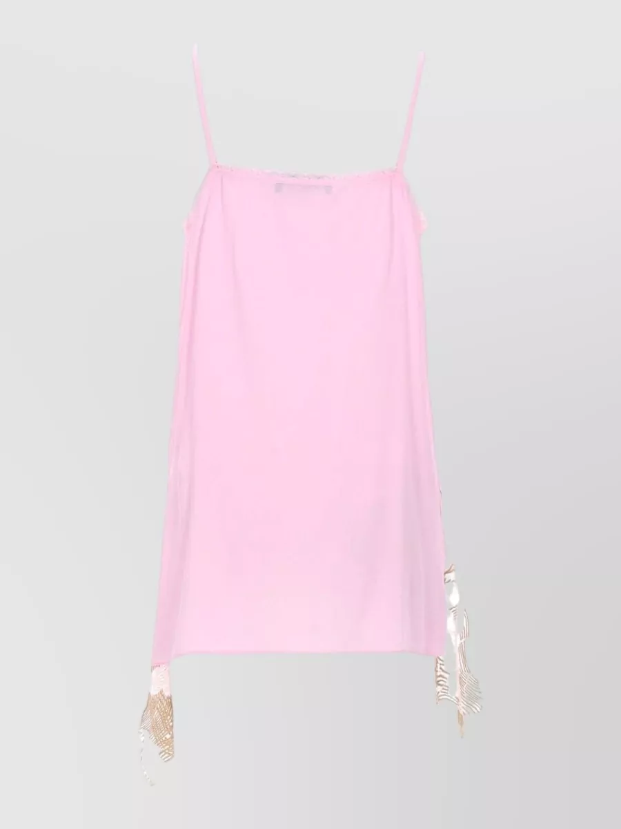 Fabiana Filippi Silk Lace-Trim Camisole