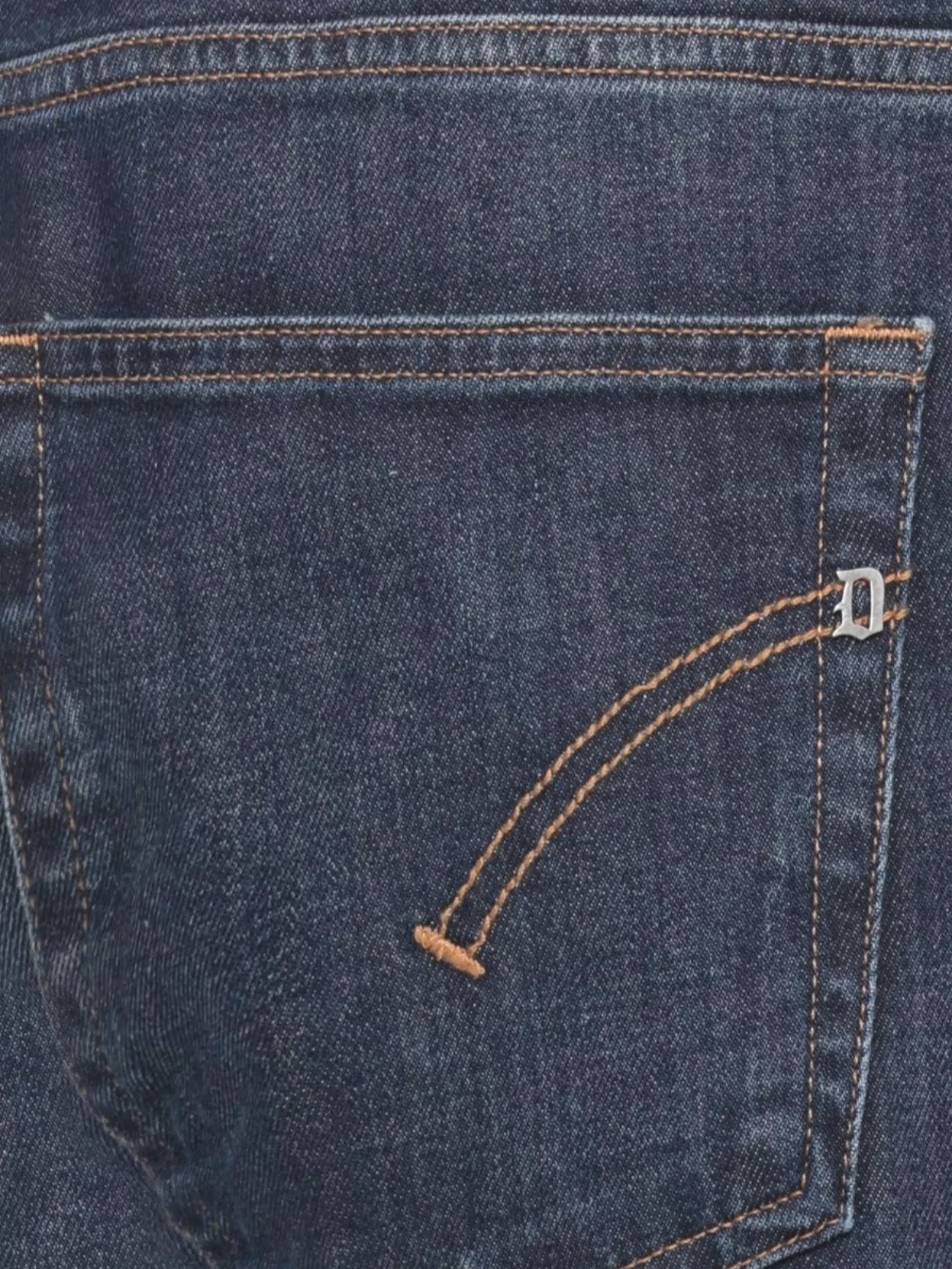 Dondup Straight Fit Cotton Trousers With Five Pockets
