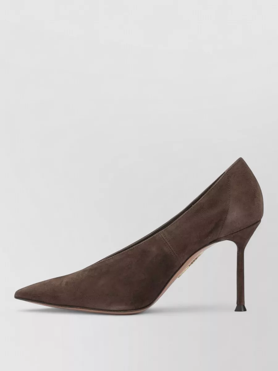 Aquazzura Suede Voltaire 85Mm Pumps