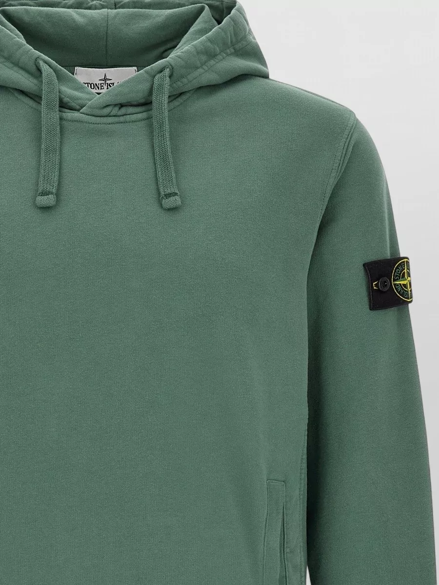 Stone Island ribbed hooded jacket