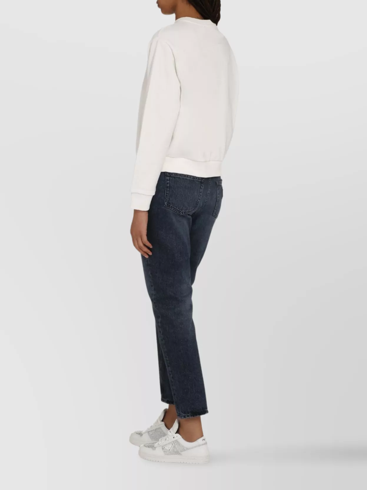 Apc Ribbed Crew-neck Sweatshirt With Long Sleeves