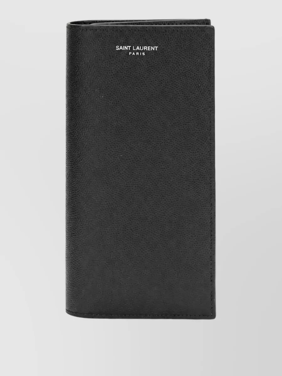 Saint Laurent Grained Leather Wallet