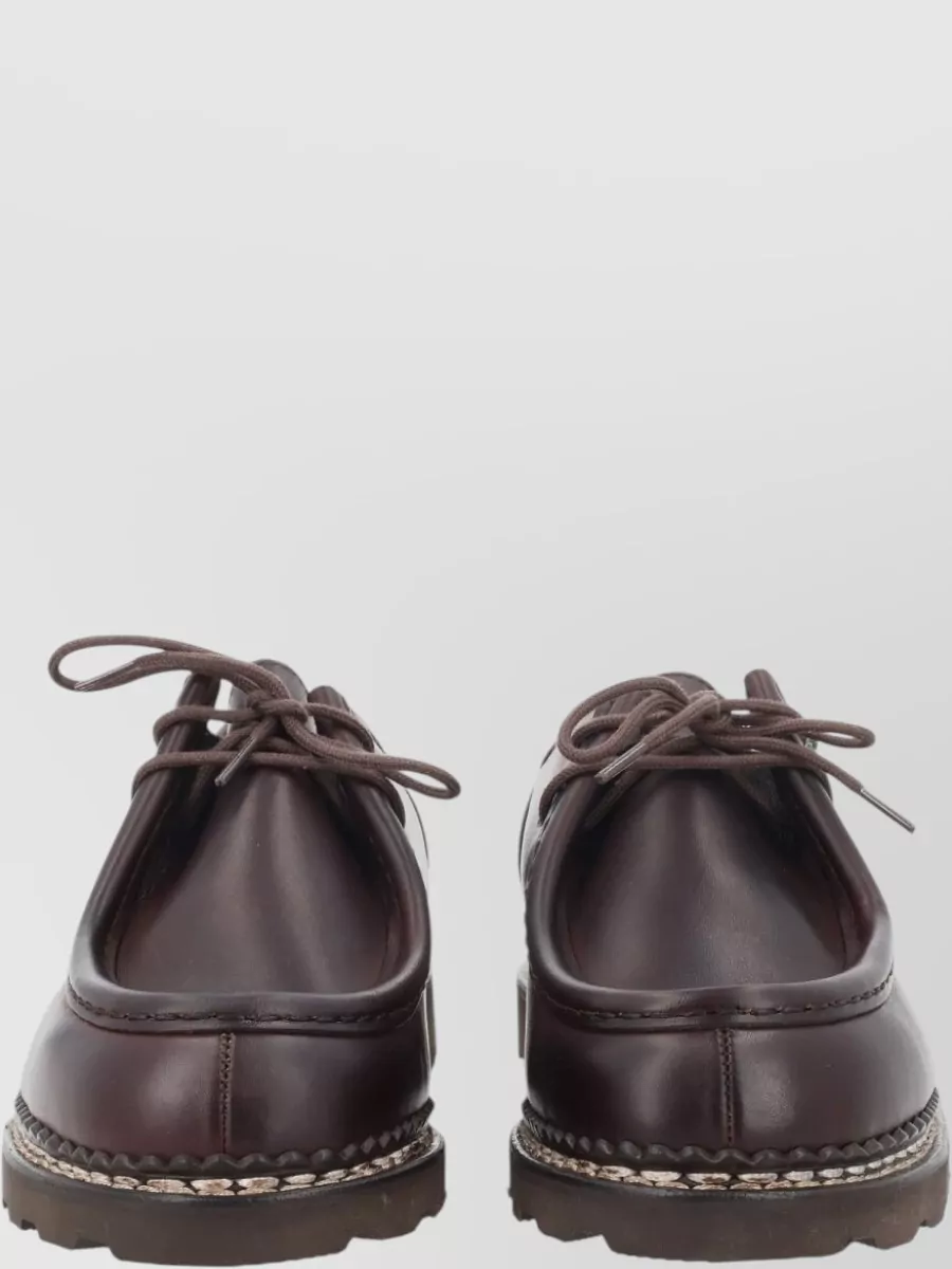 Paraboot leather derby shoes