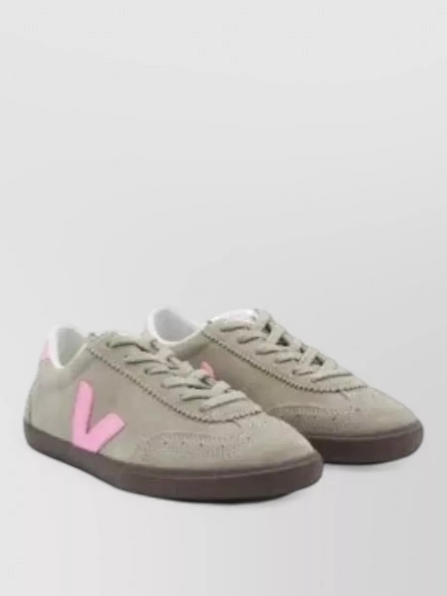 Veja suede leather low-top sneakers