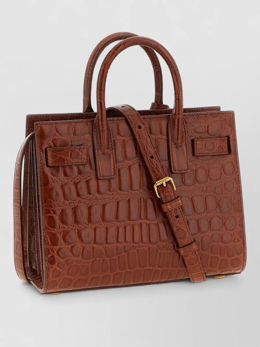 Saint Laurent Sac De Jour Nano Leather Tote Bag