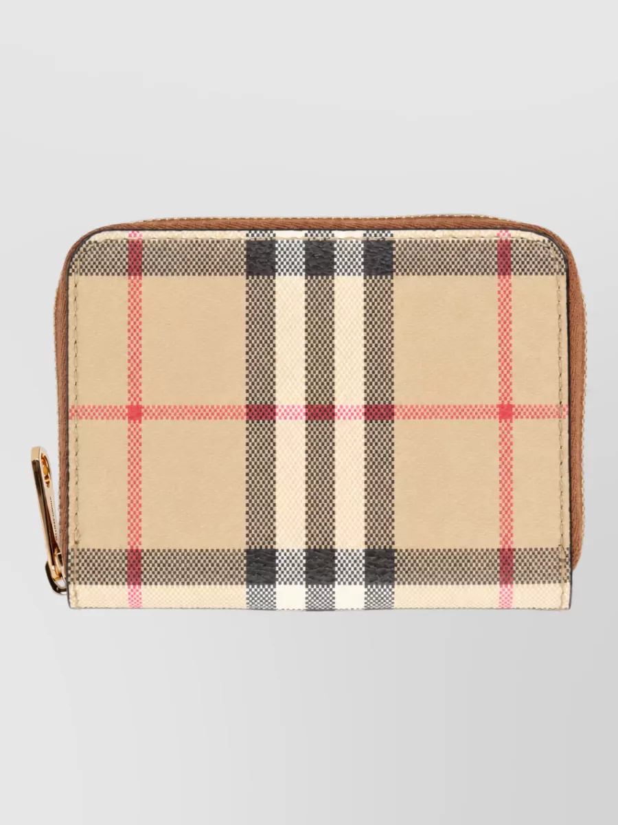 Burberry checked keyring