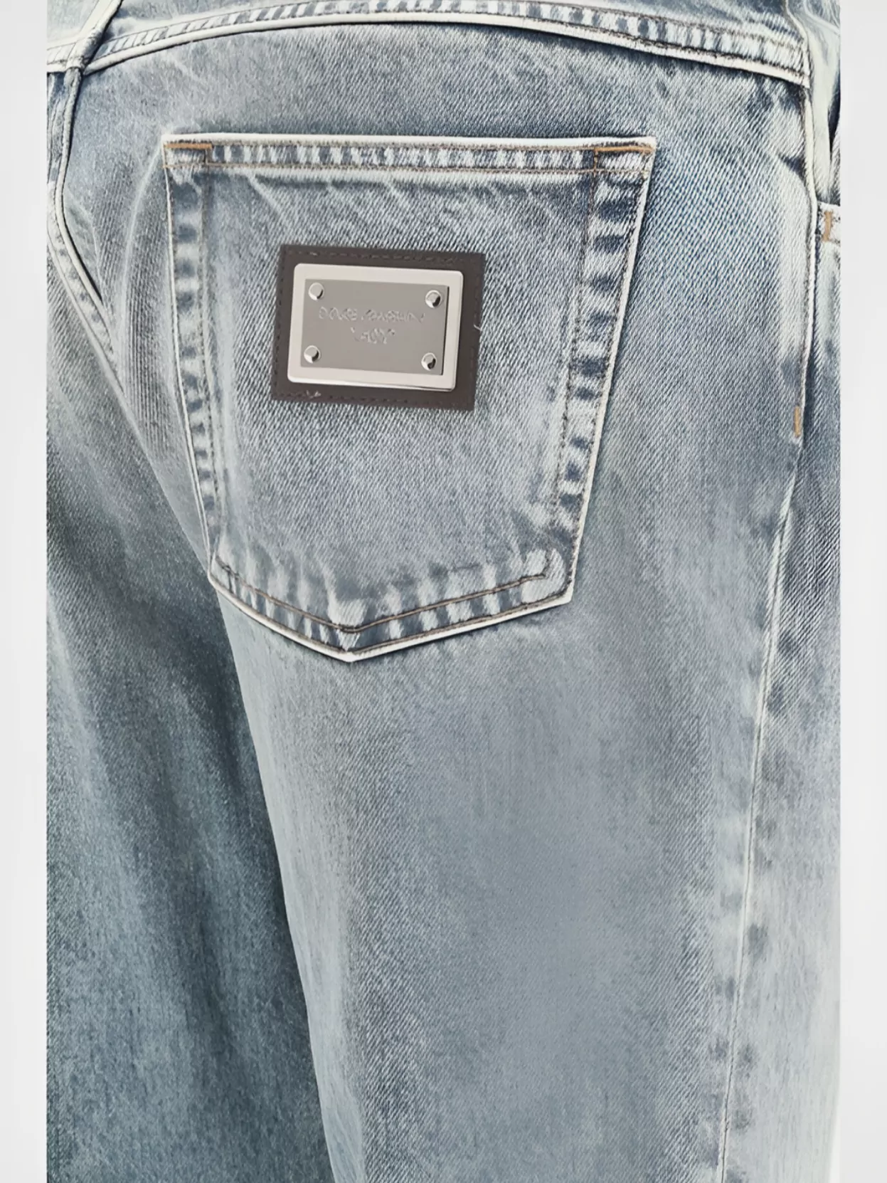 Dolce&Gabbana Casual-Chic Distressed Denim Trousers Appeal