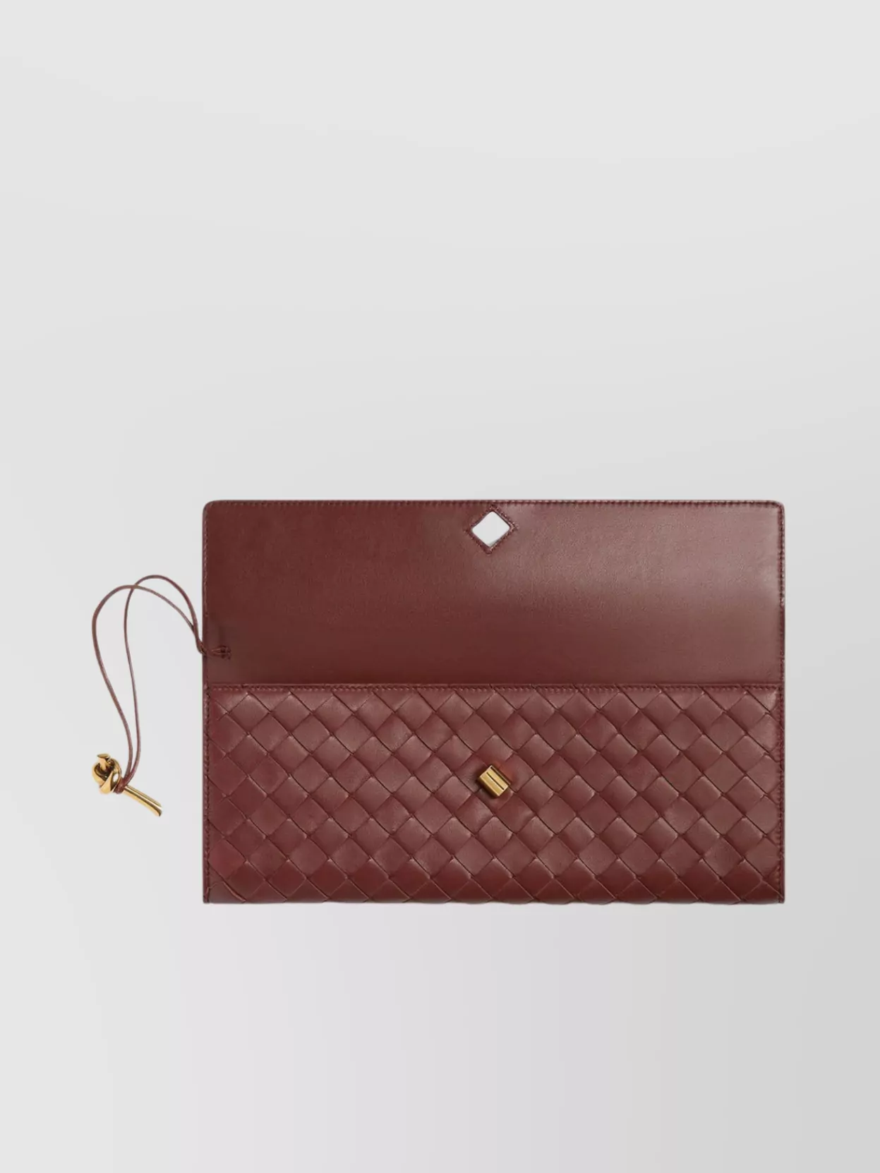 Bottega Veneta Long Andiamo Clutch Bag With Handle