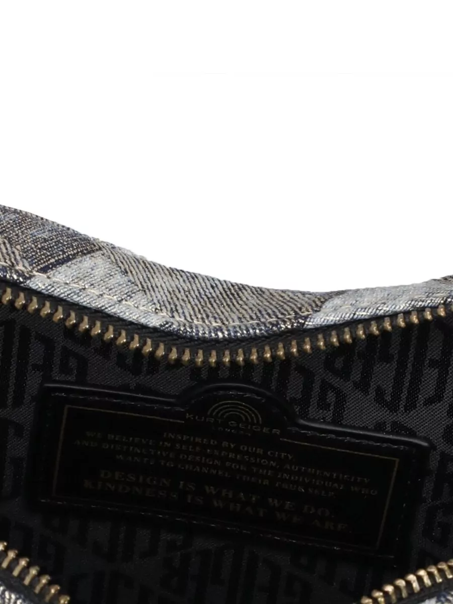 Kurt Geiger Shoulder Bag Chain Strap Heart Shape