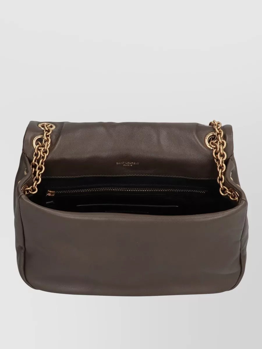 Saint Laurent Jamie Lambskin Quilted Clutch Bag