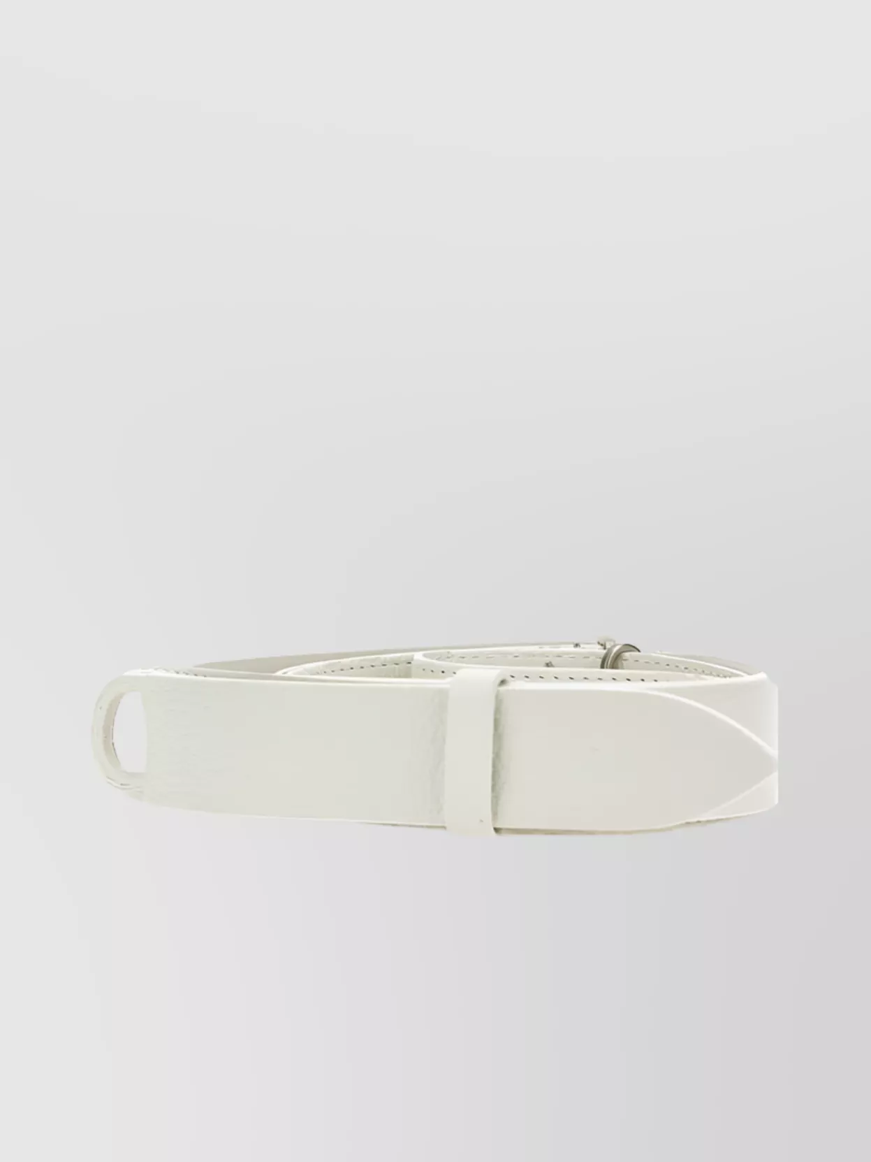 Shop Orciani "micron Nobukle" Leather Belt