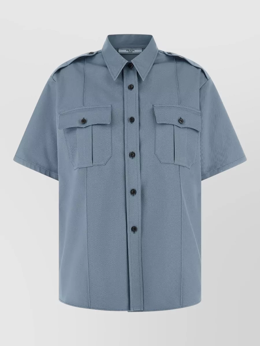 Prada cotton short-sleeve shirt