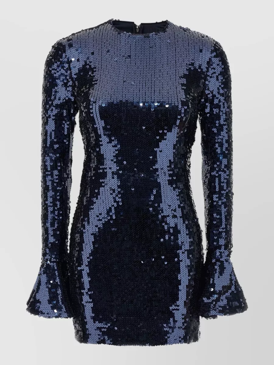 Rotate Birger Christensen sequin long-sleeve mini dress