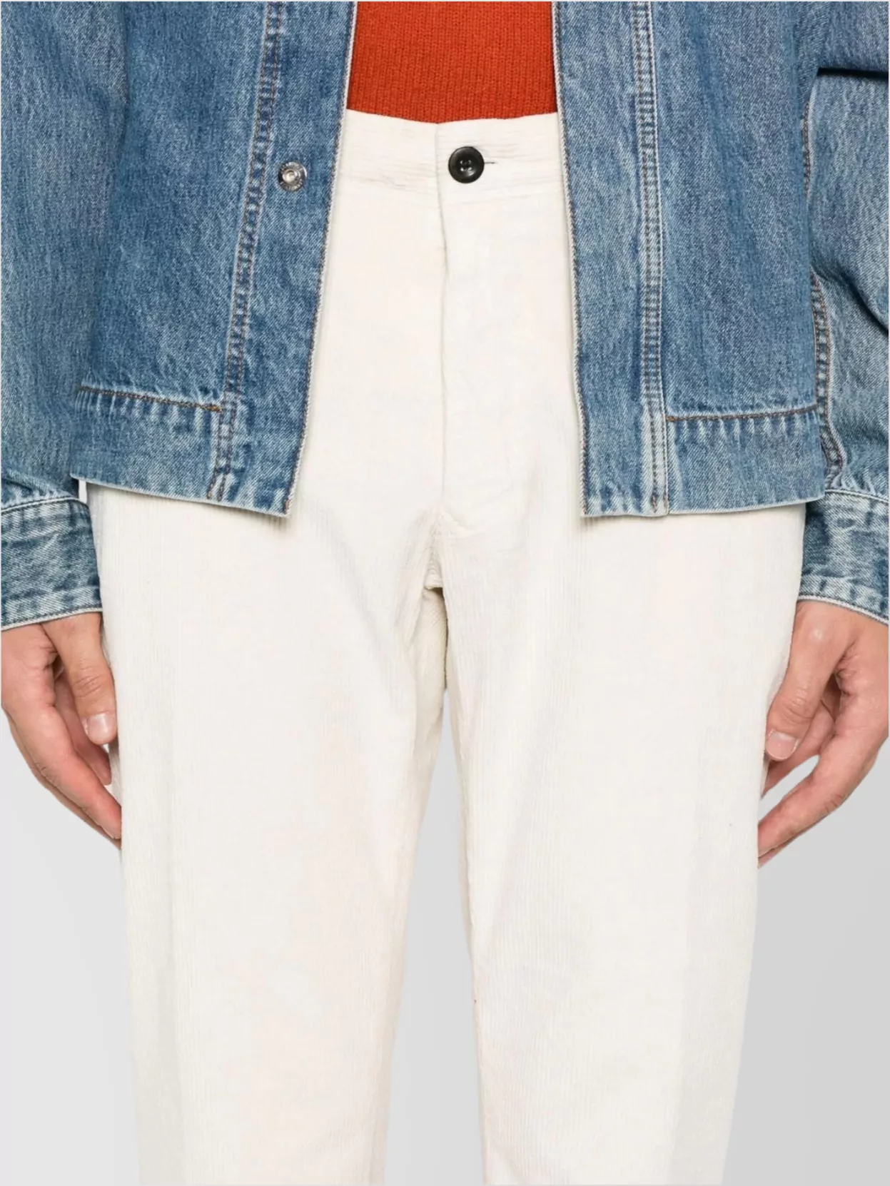 Incotex Trousers With Back Pockets And Belt Loops