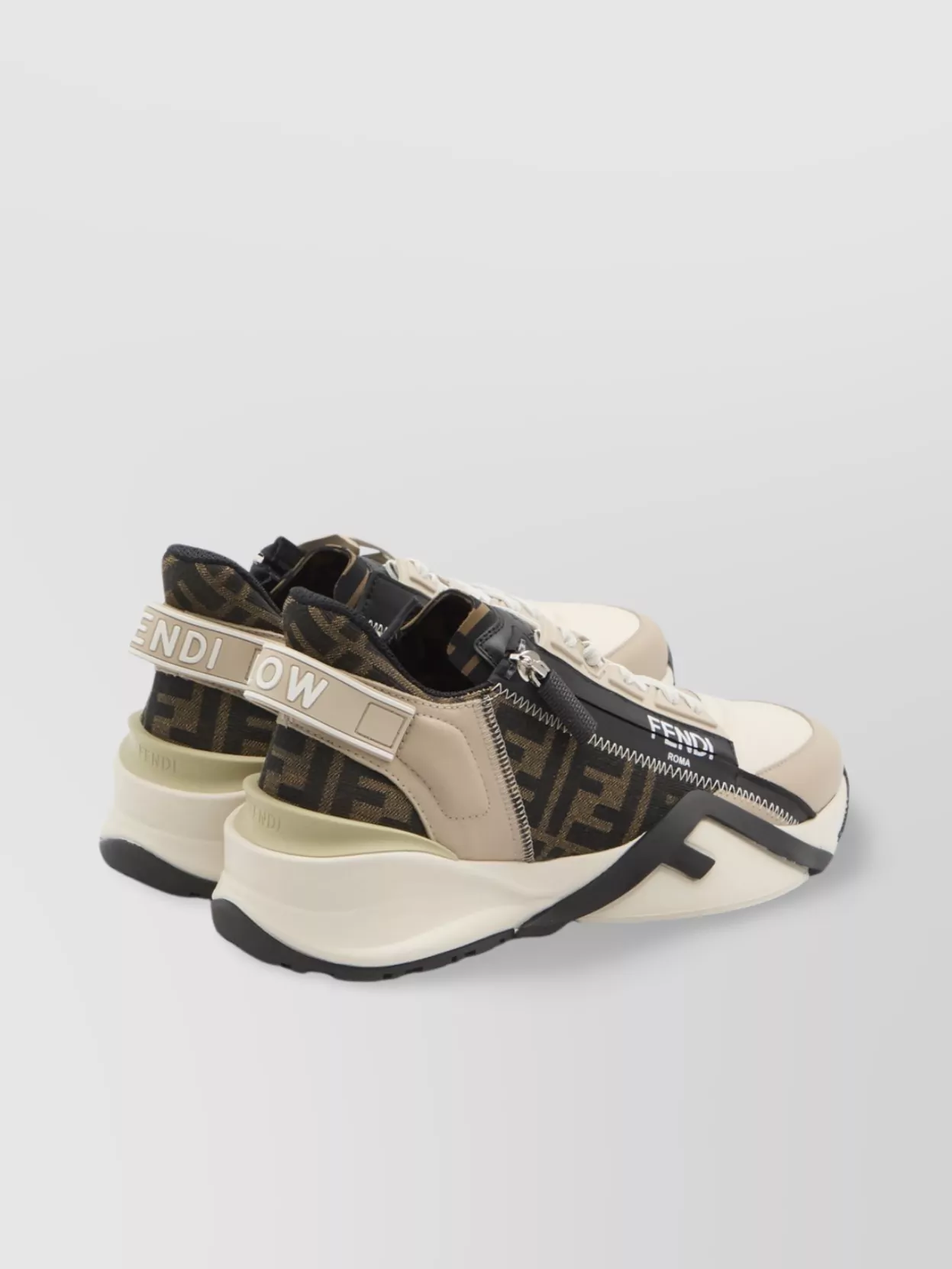 Fendi Flow Jacquard Slip-On Sneakers