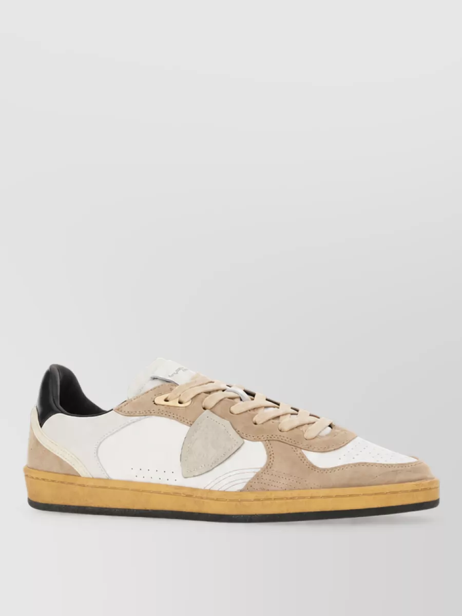 Philippe Model calf leather lace-up sneakers