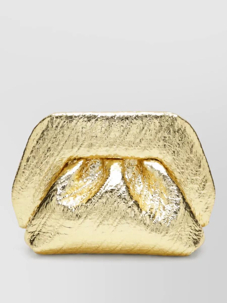 Themoiré clutch bag