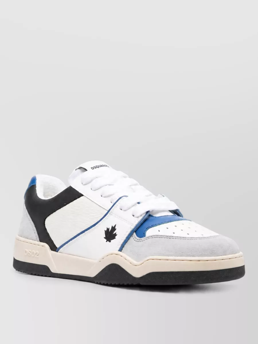 Dsquared2 leather low-top sneakers