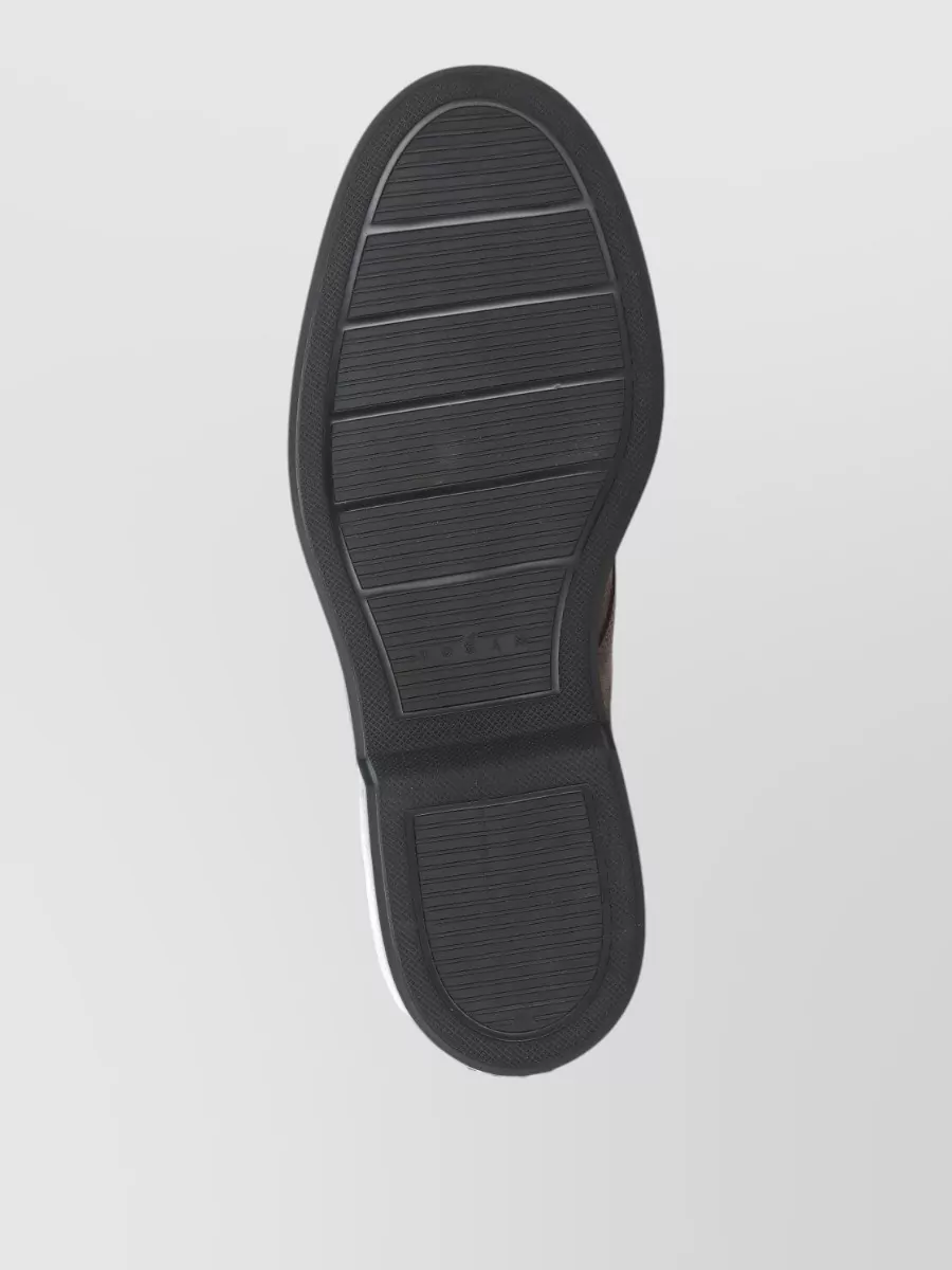 Hogan Leather Lace Up Boots