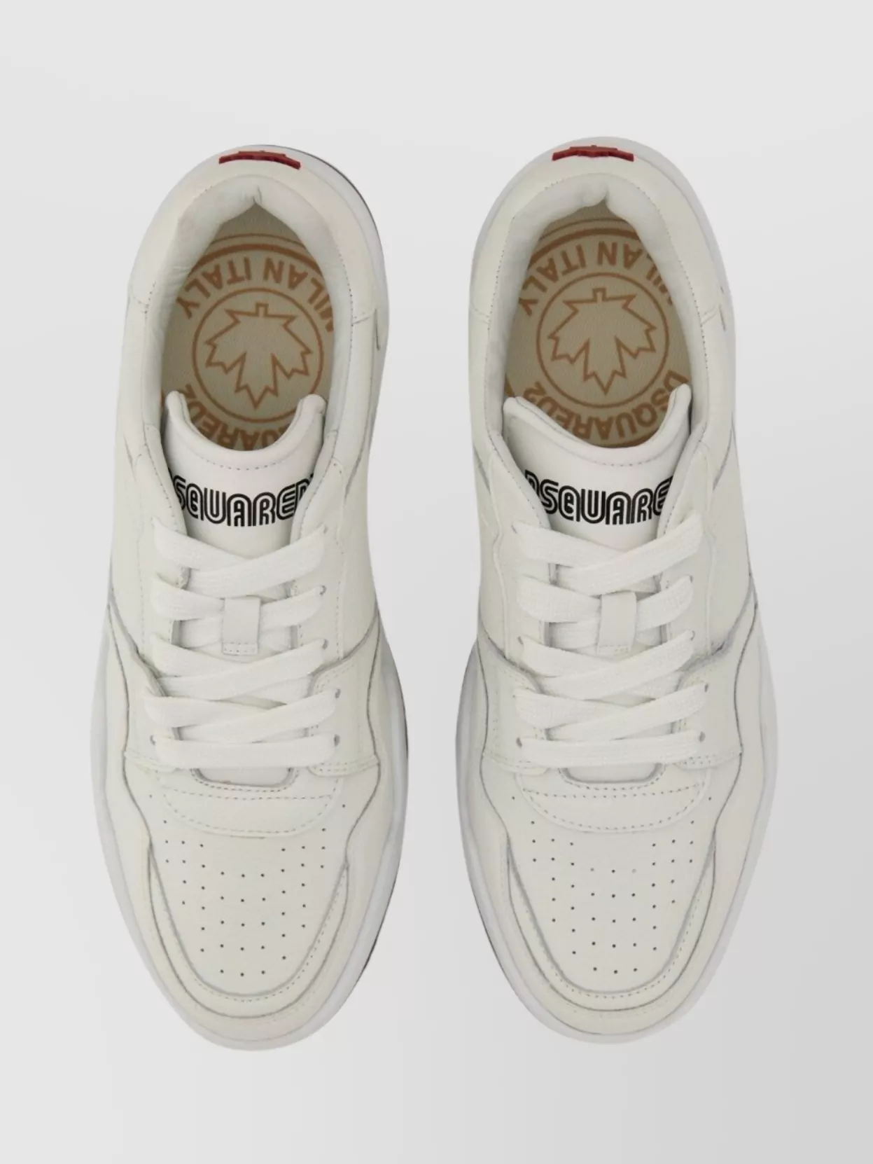 Dsquared2 Toe Perforated Rubber Sole Sneaker