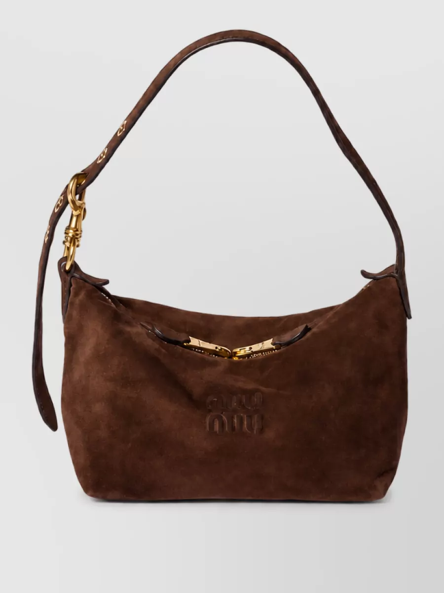 Miu Miu matelassé leather shoulder bag