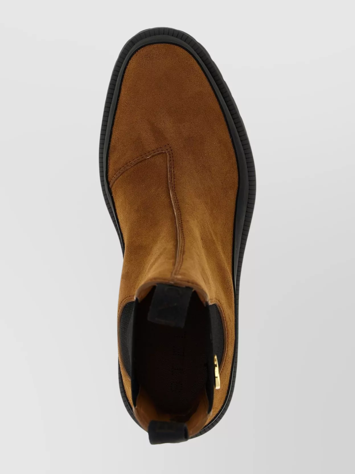 Stella Mccartney Ankle Boots With Elastic Side Panels In Brown
