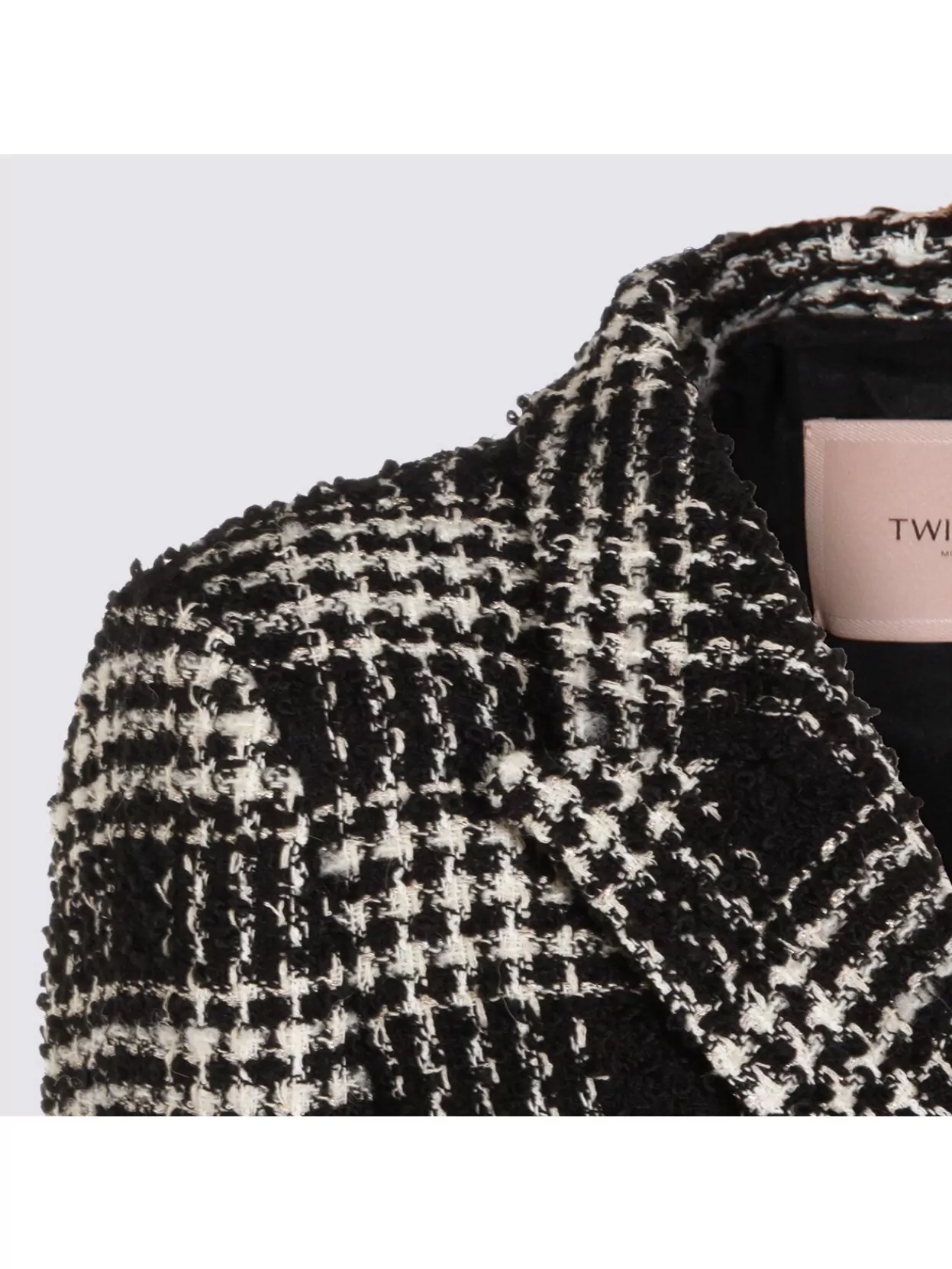 Twinset Longline Blazer Featuring Button Detailing In Black