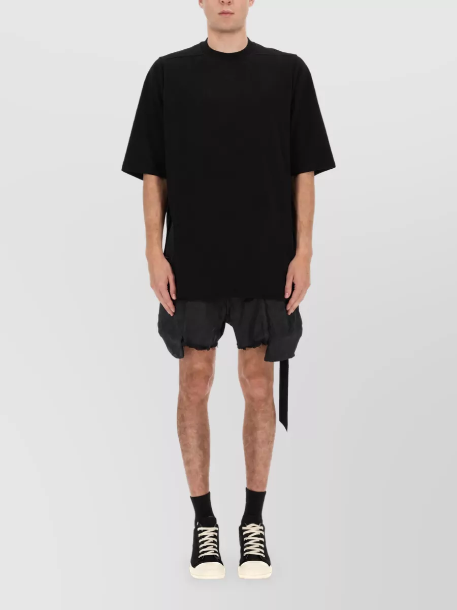 Rick Owens Drkshdw Subhuman Jumbo Loose Fit Short Sleeve Shirt