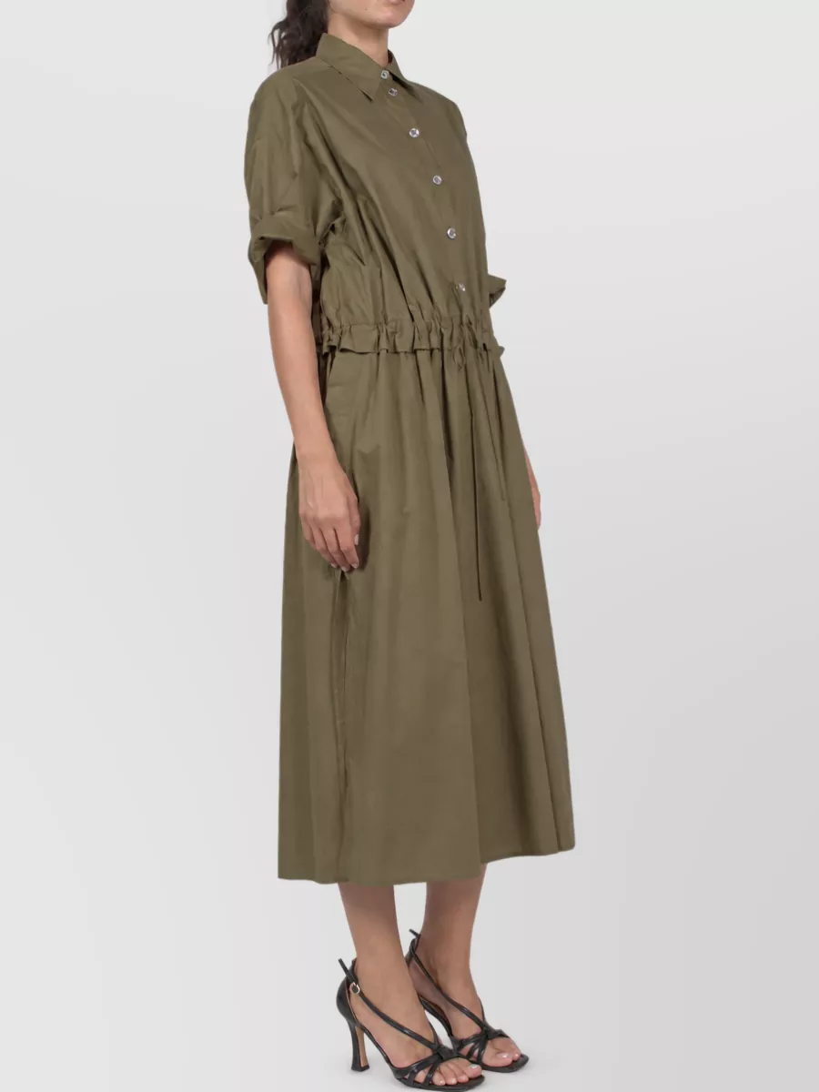 Pinko Cotton Midi Dress