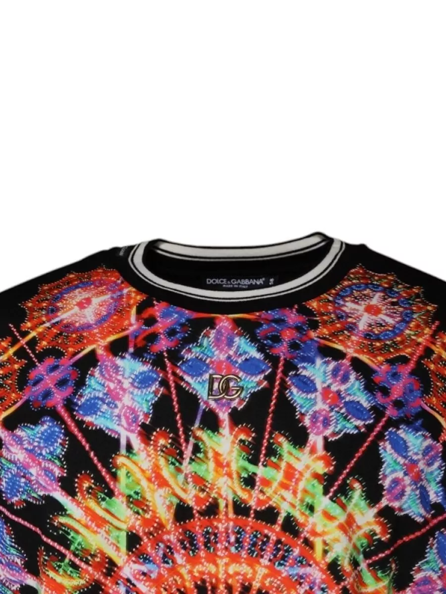 Dolce&Gabbana Mandala Print Short-Sleeve T-Shirt