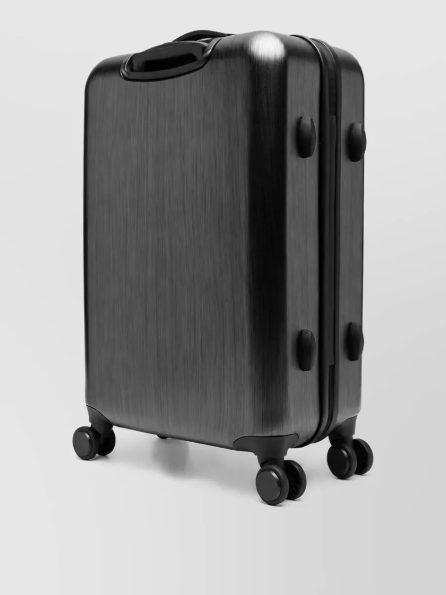 Emporio Armani logo trolley suitcase