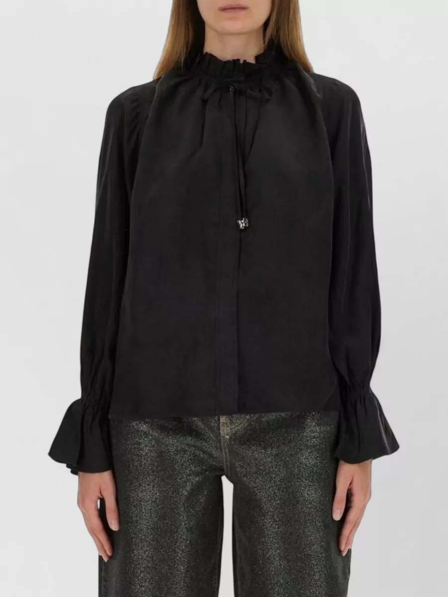 Ganni Cupro Shirt