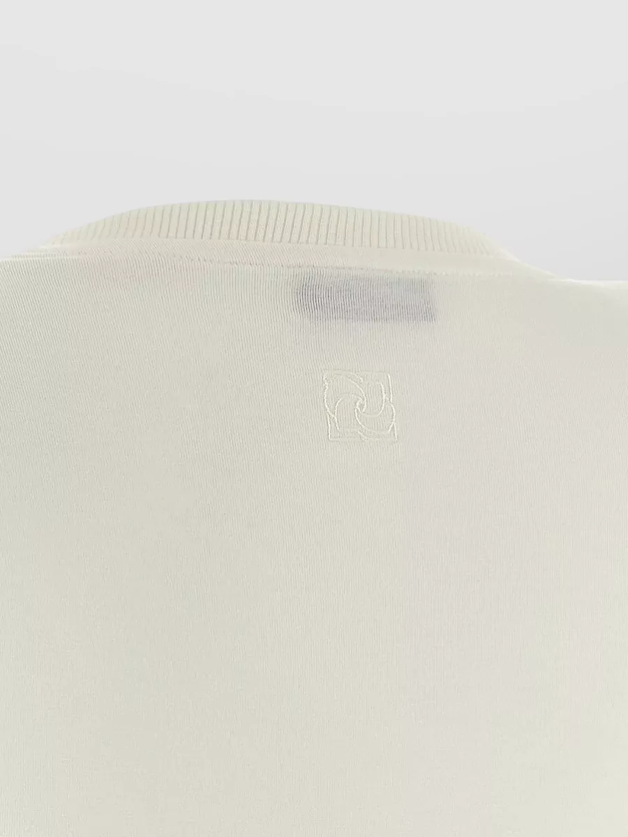 Magda Butrym Knotted Short Sleeve Crew Neck T-Shirt