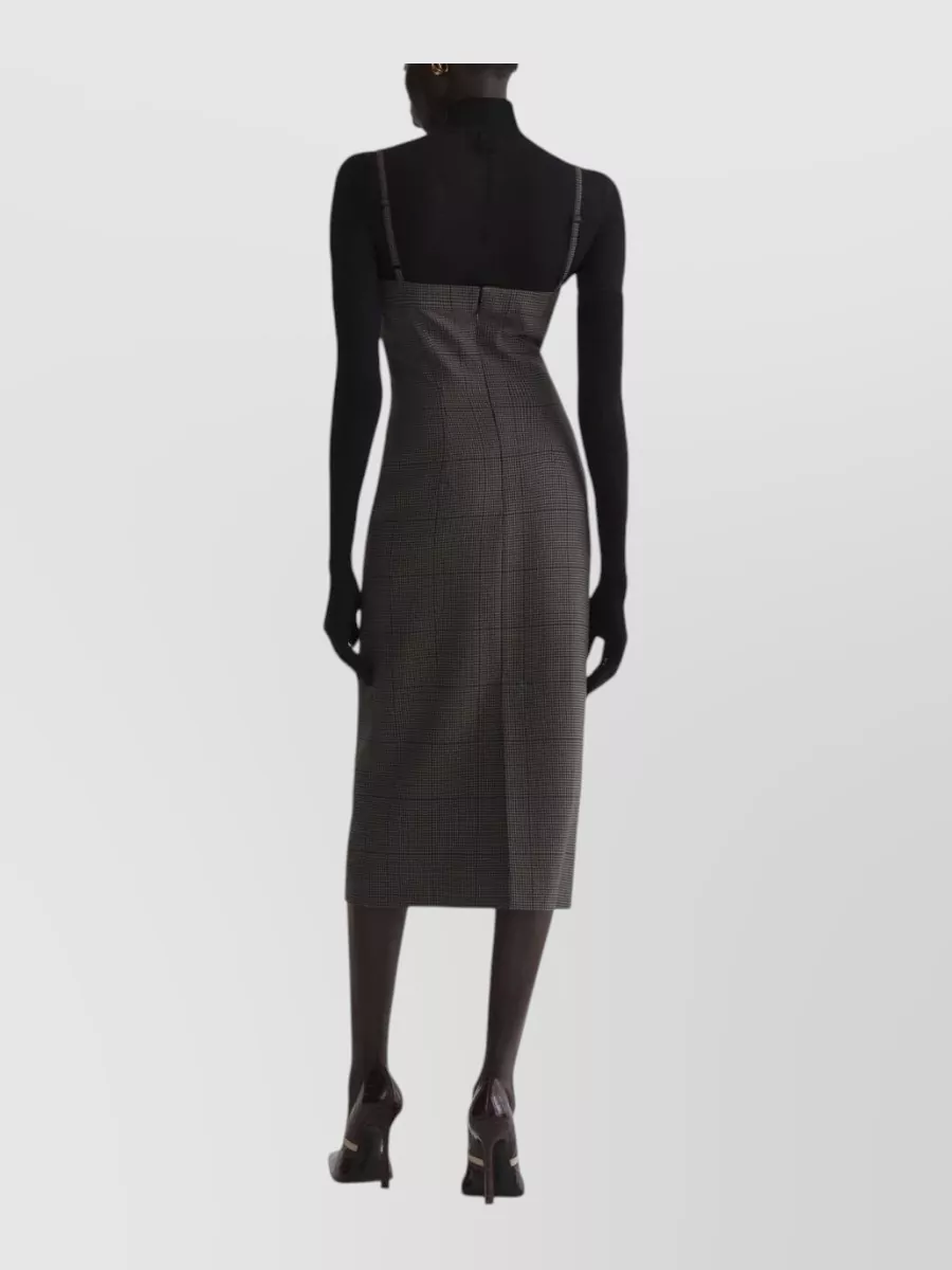 Mugler Wool Knee-Length Dress