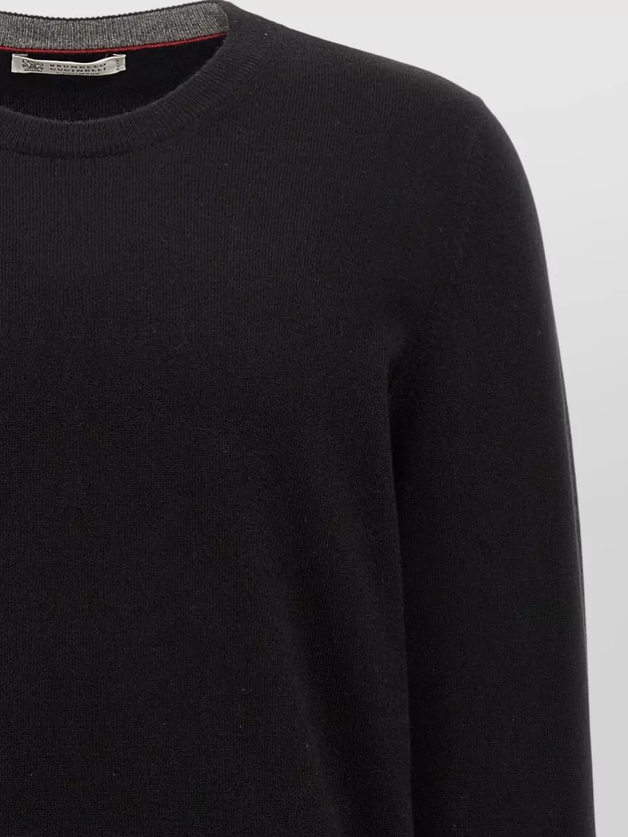 Brunello Cucinelli Cashmere Crewneck Long-Sleeve Jumper
