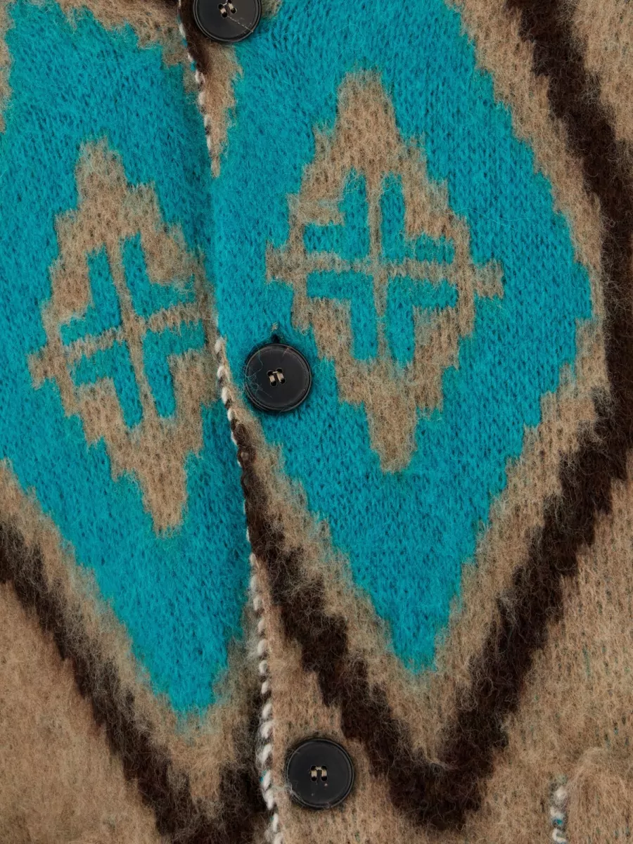 Amaranto Chunky-Knit Cardigan