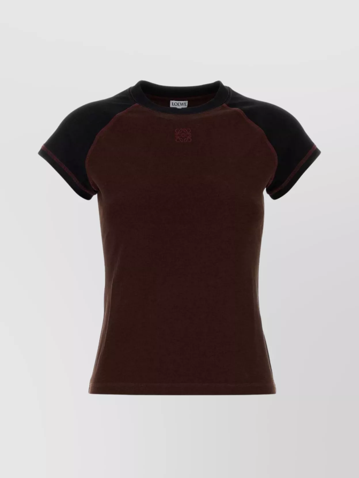 Loewe Cotton Blend T-shirt Featuring Contrast Sleeves