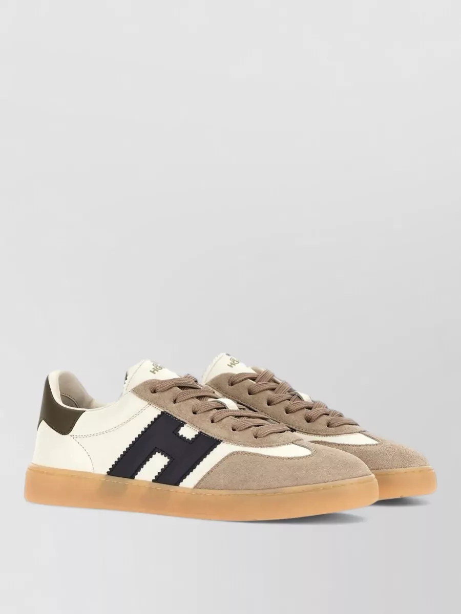 Hogan leather lace-up sneakers