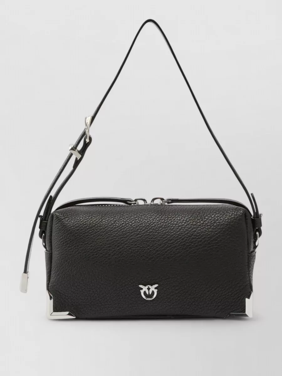 Pinko mini sheepskin clutch bag