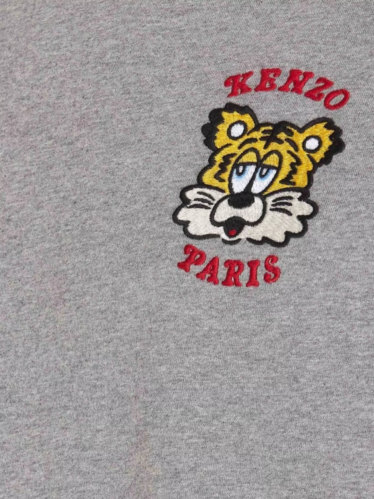 Kenzo Crew Neck T-Shirt Embroidered Logo