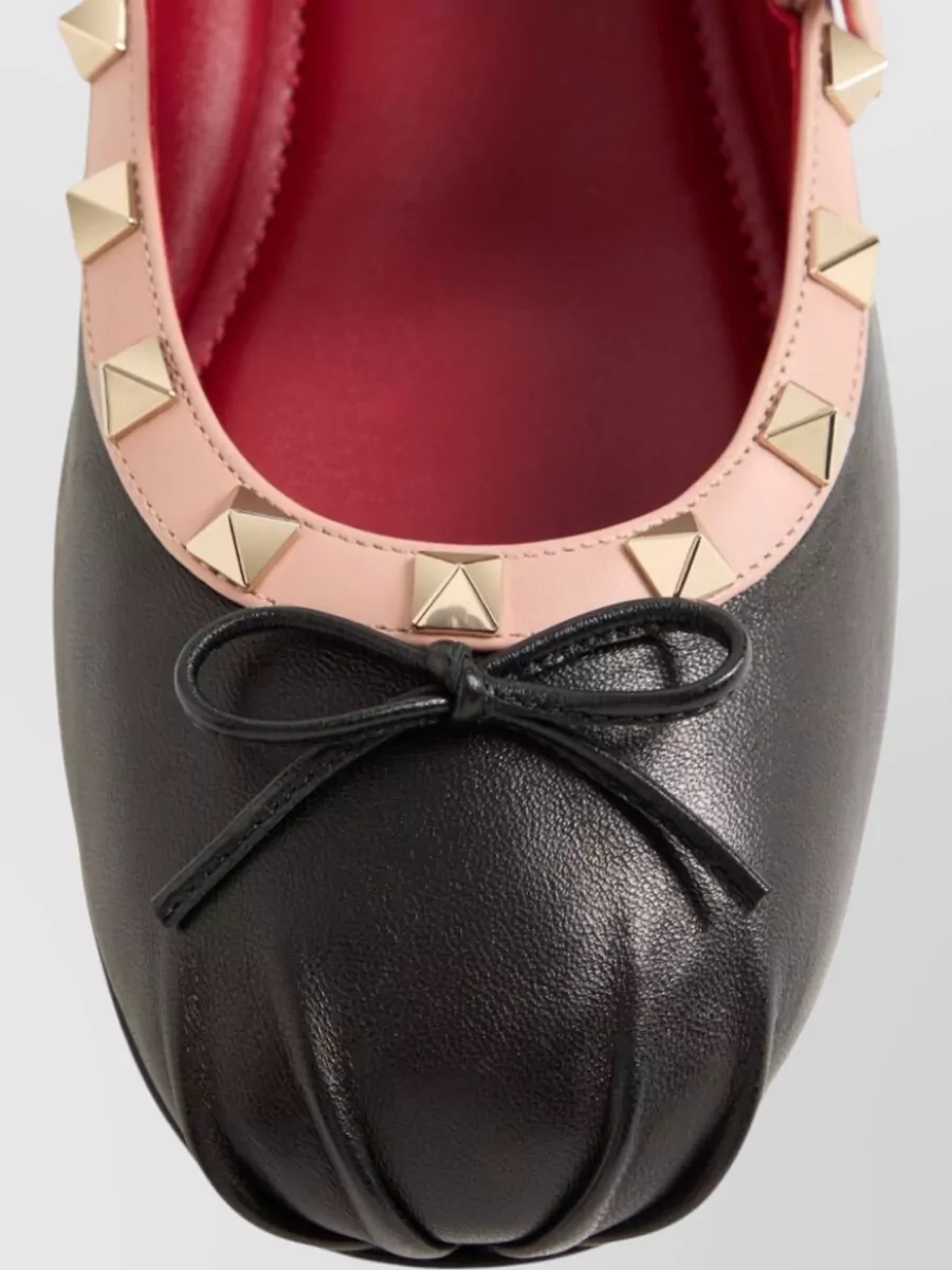 Valentino Garavani Leather Ballerina Flats