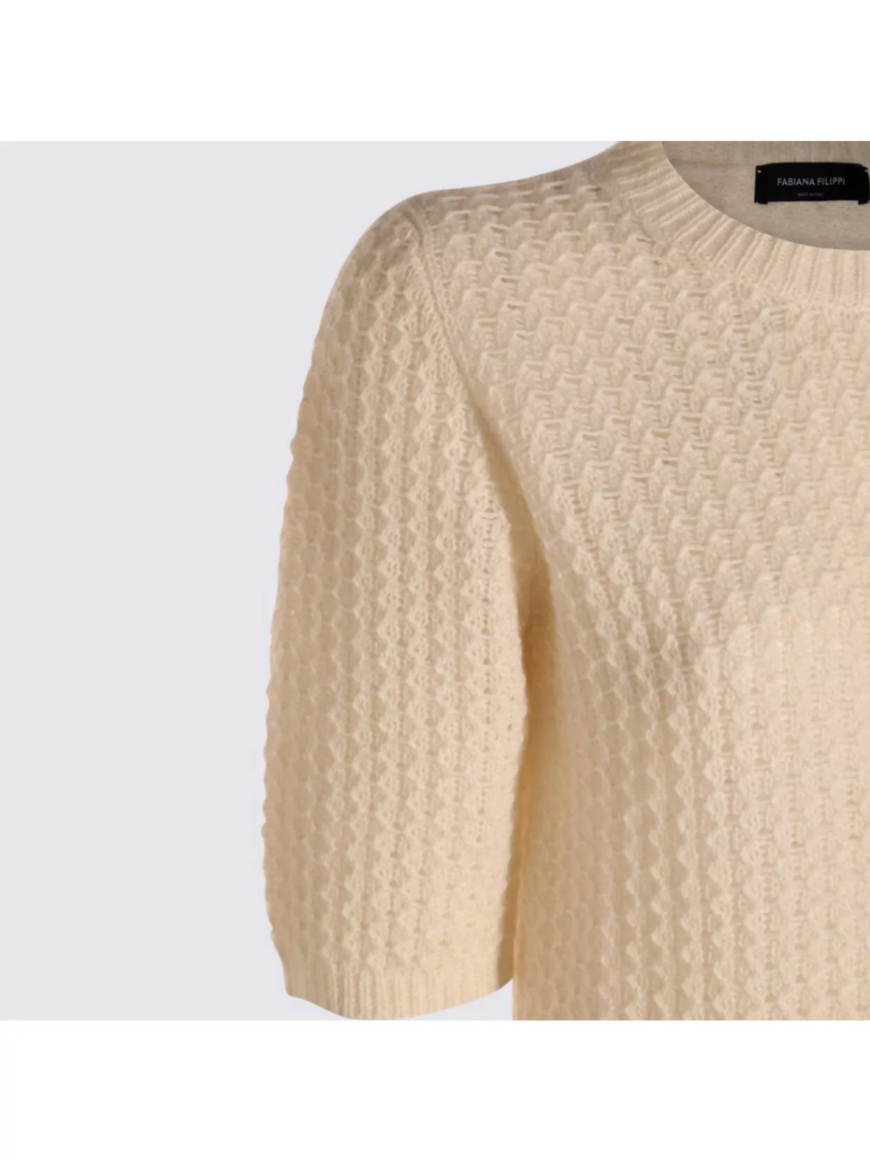 Fabiana Filippi Crewneck Knit Short Sleeves