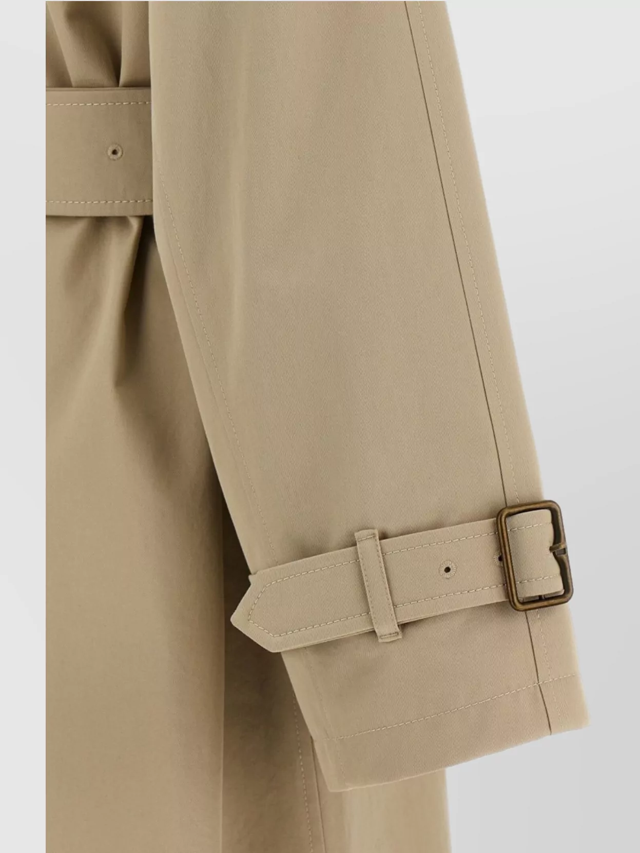 Burberry Trench Coat Gabardine Ajustable Cuffs Back Vent