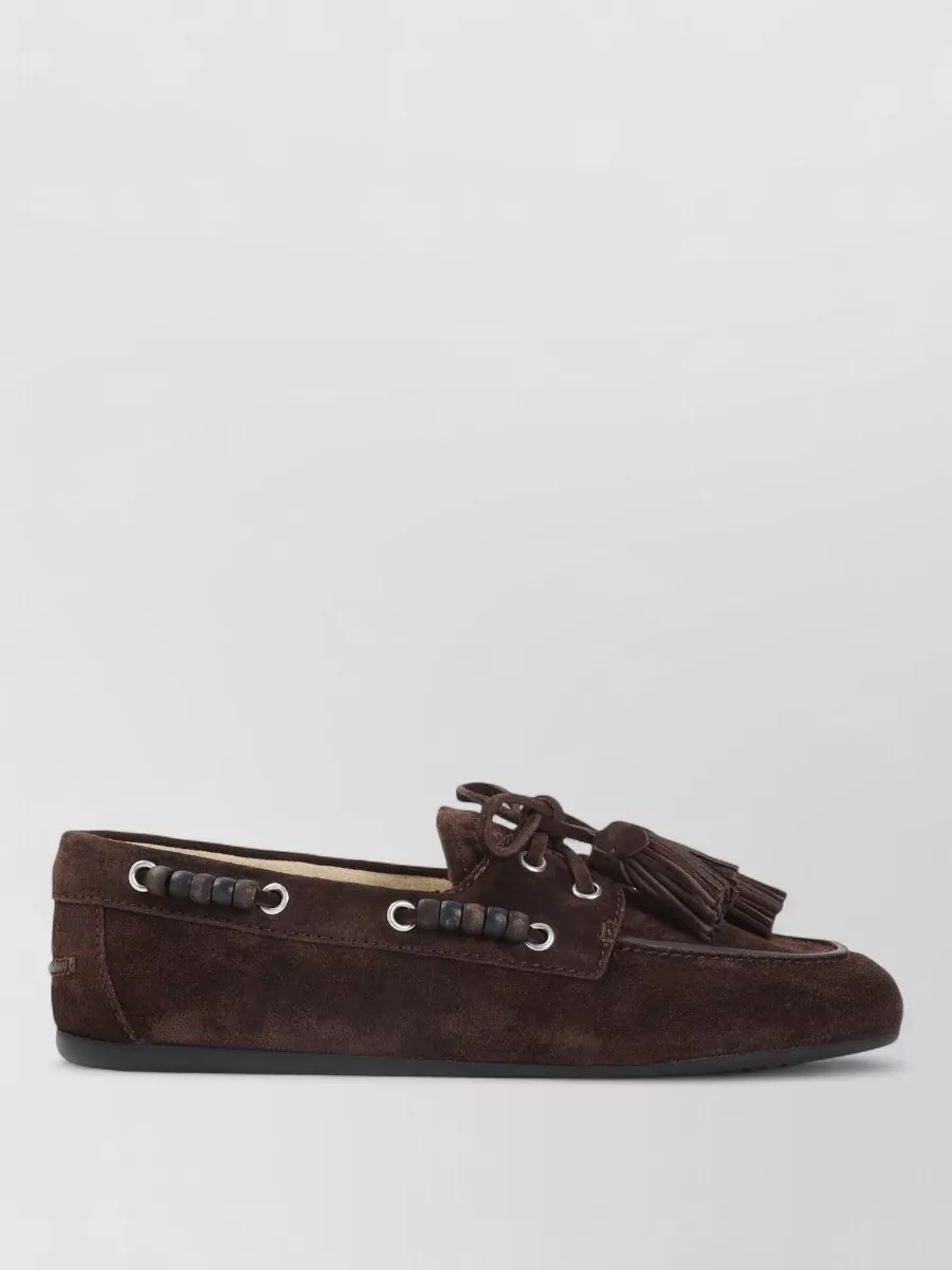 Miu Miu leather loafers