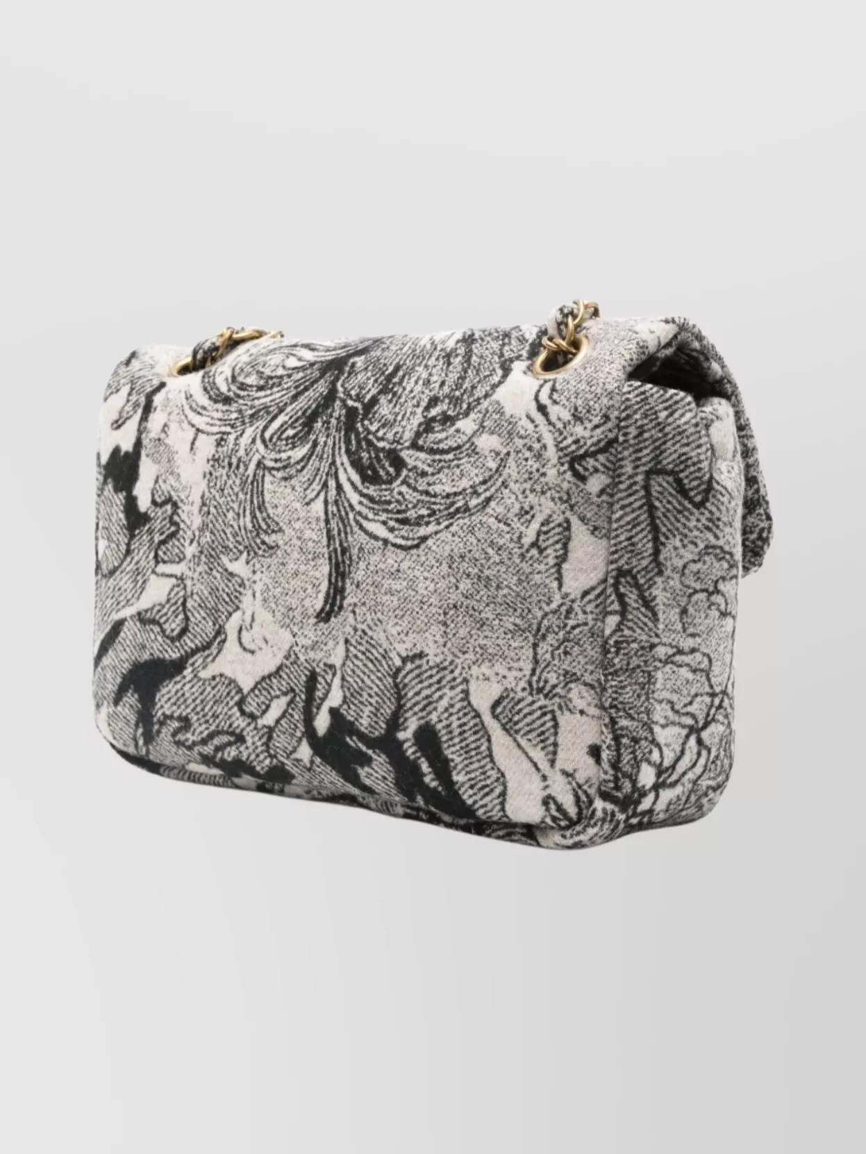 Vivienne Westwood Graphic Print Shoulder Bag With Chain Strap