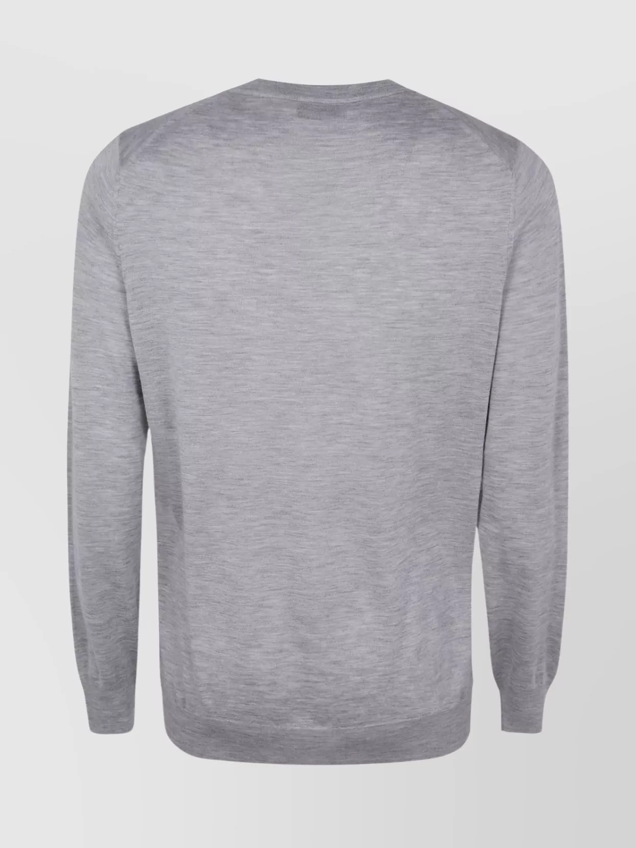 Brunello Cucinelli Crew Neck Knit Sweater In Gray